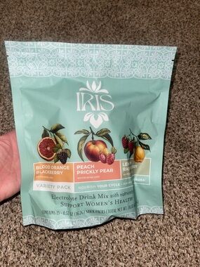 iris Electrolyte Drink Mix Variety Pack in Mint Green